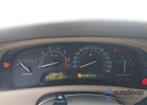 2001 Buick Park Avenue из США, поврежденный, VIN 1G4CW54K314226804